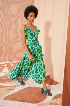 ULLA JOHNSON Zoya Dress - Citrine -Olivia Fashion Shop IMG 1183