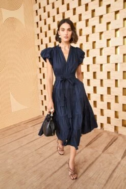 ULLA JOHNSON Ottilie Dress - Midnight