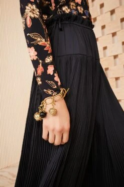 ULLA JOHNSON Wren Skirt - Noir -Olivia Fashion Shop SHOT 040 ULLA JOHNSON WREN SKIRT NOIR UJ990304 0151