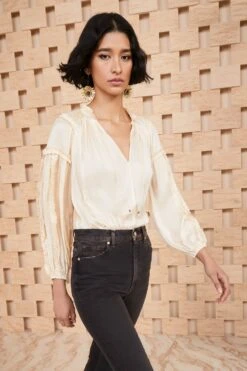 ULLA JOHNSON Maeve Blouse - Dawn -Olivia Fashion Shop SHOT 045 ULLA JOHNSON MAEVE BLOUSE DAWN UJ990237 0112