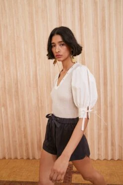 ULLA JOHNSON Pia Top - Oatmeal -Olivia Fashion Shop SHOT 137 0188 ulla johnson white pia top oatmeal UJ99 view 1