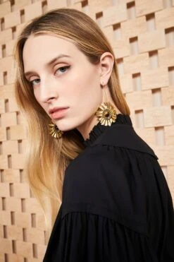 ULLA JOHNSON Marika Blouse - Noir -Olivia Fashion Shop SHOT 207 ULLA JOHNSON MARIKA BLOUSE NOIR UJ990208 0188