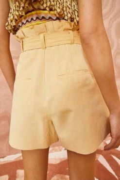 ULLA JOHNSON Abri Shorts - Dune -Olivia Fashion Shop ULLA JOHNSON Abri Shorts DUNE 0134