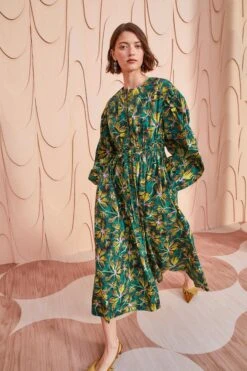 ULLA JOHNSON Adalie Dress - Tigerlily -Olivia Fashion Shop ULLA JOHNSON Adalie Dress TIGERLILY 03