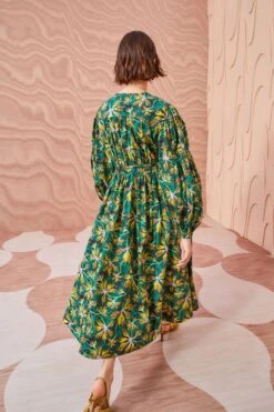 ULLA JOHNSON Adalie Dress - Tigerlily -Olivia Fashion Shop ULLA JOHNSON Adalie Dress TIGERLILY 04