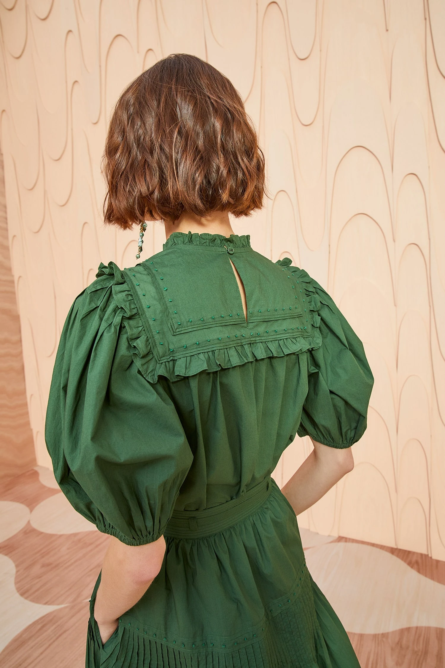 ULLA JOHNSON Adeline Top - Juniper 4 ULLA JOHNSON Adeline Top - Juniper - Image 4