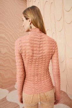 ULLA JOHNSON Adora Turtleneck - Copper 8 ULLA JOHNSON Adora Turtleneck - Copper -Olivia Fashion Shop ULLA JOHNSON Adora Turtleneck COPPER 0461