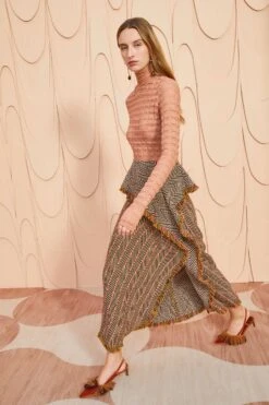 ULLA JOHNSON Agatha Skirt - Tiger's Eye -Olivia Fashion Shop ULLA JOHNSON Agatha Skirt TIGER SEYE 0142