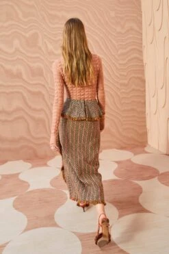 ULLA JOHNSON Agatha Skirt - Tiger's Eye -Olivia Fashion Shop ULLA JOHNSON Agatha Skirt TIGER SEYE 0166