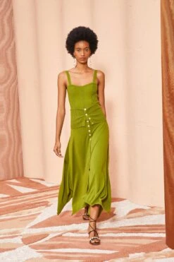 ULLA JOHNSON Alessi Skirt - Willow 11 ULLA JOHNSON Alessi Skirt - Willow -Olivia Fashion Shop ULLA JOHNSON Alessi Skirt WILLOW 0052