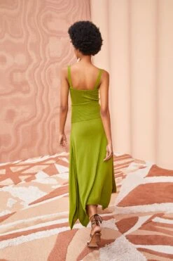 ULLA JOHNSON Alessi Skirt - Willow 10 ULLA JOHNSON Alessi Skirt - Willow -Olivia Fashion Shop ULLA JOHNSON Alessi Skirt WILLOW 0130