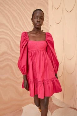 ULLA JOHNSON Alita Dress - Rosebud