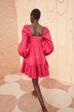 ULLA JOHNSON Alita Dress - Rosebud -Olivia Fashion Shop ULLA JOHNSON Alita Dress ROSEBUD 04