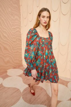 ULLA JOHNSON Alita Dress - Tropical -Olivia Fashion Shop ULLA JOHNSON Alita Dress TROPICAL 05