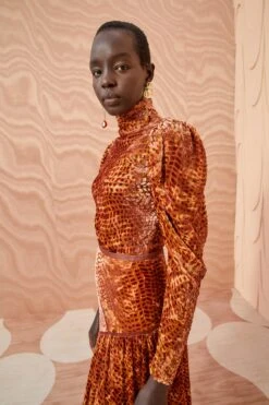 ULLA JOHNSON Althea Turtleneck - Sienna -Olivia Fashion Shop ULLA JOHNSON Althea Turtleneck SIENNA 0137