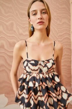 ULLA JOHNSON Amrita Top - Obsidian -Olivia Fashion Shop ULLA JOHNSON Amrita Top OBSIDIAN 05