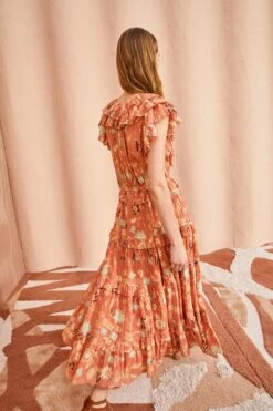 ULLA JOHNSON Arisa Dress - Mesa Floral -Olivia Fashion Shop ULLA JOHNSON Arisa Dress MESA FLORAL 04