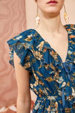 ULLA JOHNSON Arisa Dress - Moonlight Floral -Olivia Fashion Shop ULLA JOHNSON Arisa Dress MOONLIGHT FLORAL 05