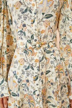 ULLA JOHNSON Athena Dress - Gardenia -Olivia Fashion Shop ULLA JOHNSON Athena Dress GARDENIA 0076