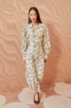 ULLA JOHNSON Athena Dress - Gardenia -Olivia Fashion Shop ULLA JOHNSON Athena Dress GARDENIA 0255