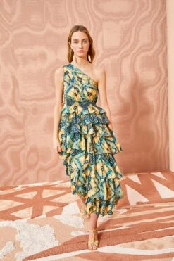 ULLA JOHNSON Auryn Gown - Constellation -Olivia Fashion Shop ULLA JOHNSON Auryn Gown CONSTELLATION 03