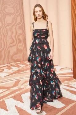 ULLA JOHNSON Aveline Gown - Nocturne -Olivia Fashion Shop ULLA JOHNSON Aveline Gown NOCTURNE 03