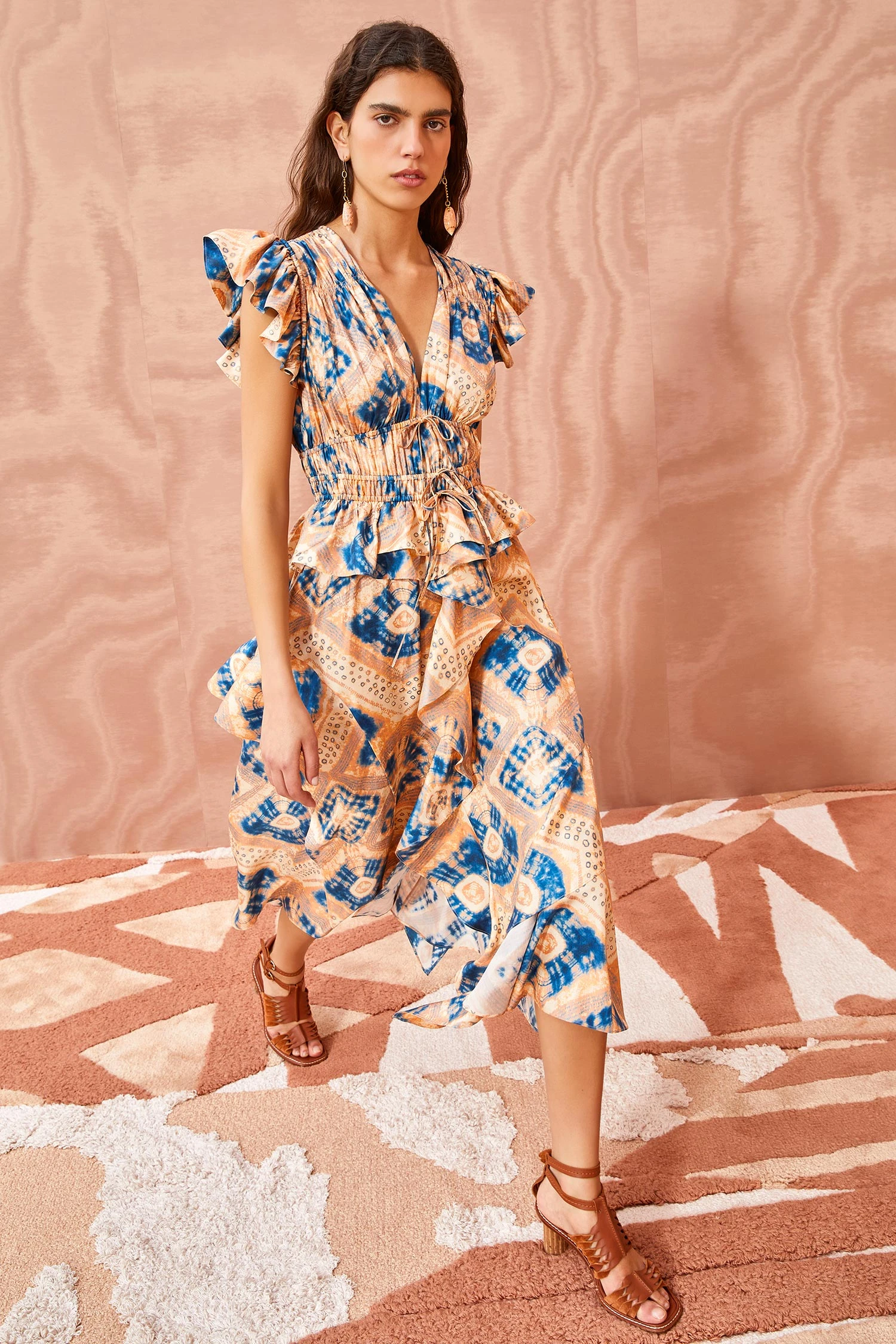 ULLA JOHNSON Avia Dress - Fossil 1 ULLA JOHNSON Avia Dress - Fossil