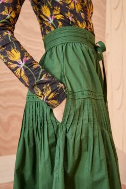 ULLA JOHNSON Blythe Skirt - Juniper -Olivia Fashion Shop ULLA JOHNSON Blythe Skirt JUNIPER 05