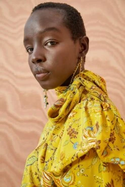 ULLA JOHNSON Brea Blouse - Mimosa 8 ULLA JOHNSON Brea Blouse - Mimosa -Olivia Fashion Shop ULLA JOHNSON Brea Blouse MIMOSA 0029