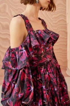 ULLA JOHNSON Caprice Dress - Zinnia -Olivia Fashion Shop ULLA JOHNSON Caprice Dress ZINNIA 02 ALT