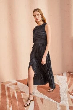 ULLA JOHNSON Circe Gown - Noir 7 ULLA JOHNSON Circe Gown - Noir -Olivia Fashion Shop ULLA JOHNSON Circe Gown NOIR 03
