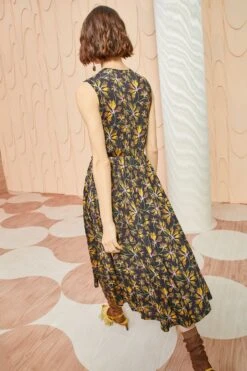 ULLA JOHNSON Clea Dress - Maple -Olivia Fashion Shop ULLA JOHNSON Clea Dress MAPLE 04