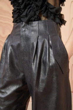 ULLA JOHNSON Cyrus Pant - Noir -Olivia Fashion Shop ULLA JOHNSON Cyrus Pant NOIR 02 ALT