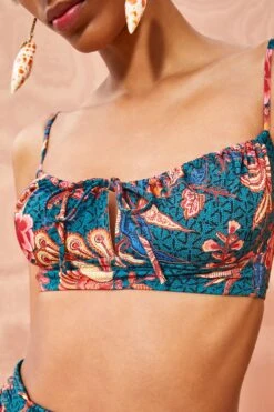 ULLA JOHNSON Deia Bikini Top - Delphinium 7 ULLA JOHNSON Deia Bikini Top - Delphinium -Olivia Fashion Shop ULLA JOHNSON Deia Bikini TOP DELPHINIUM 04