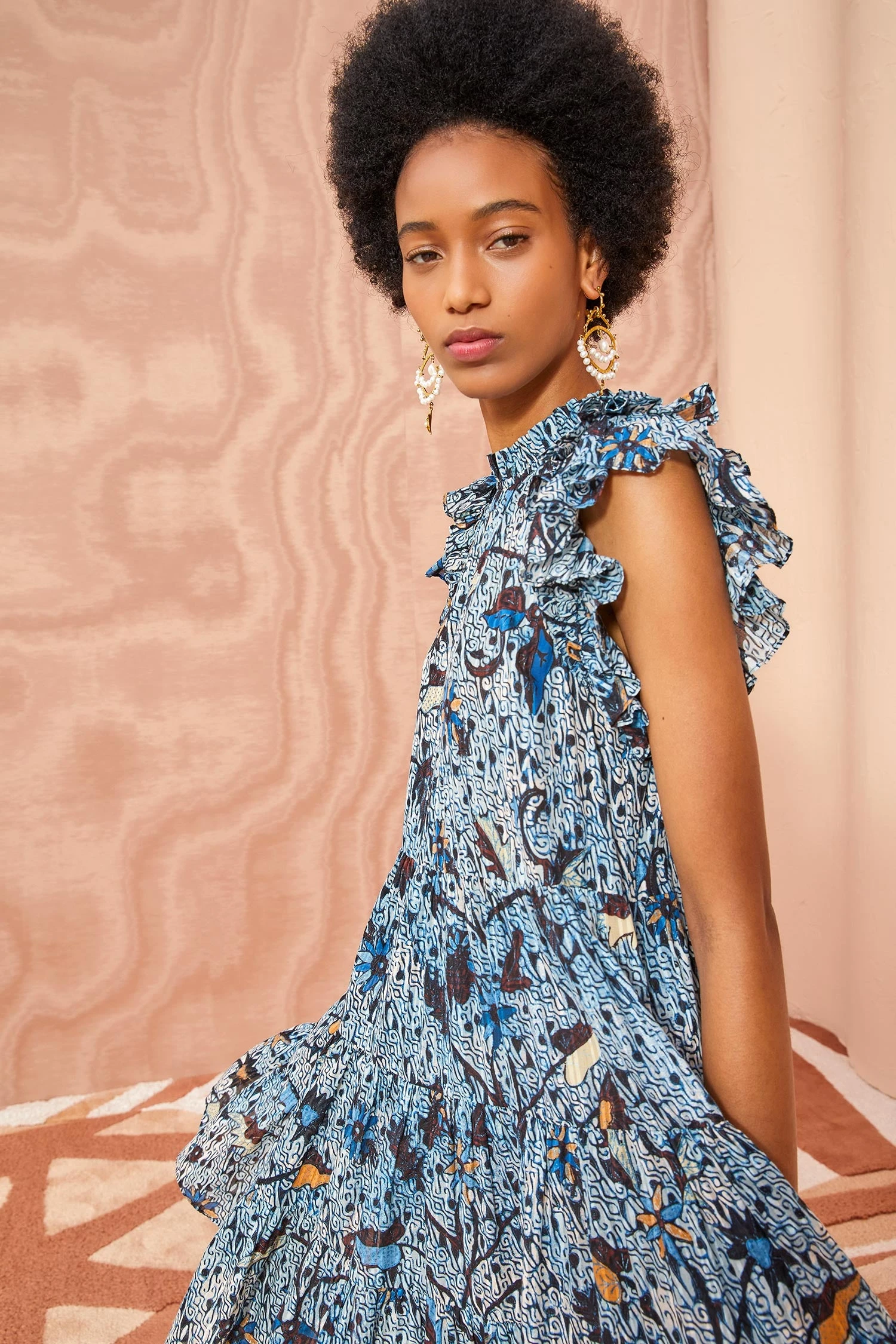 ULLA JOHNSON Denia Dress - Morning Glory 2 ULLA JOHNSON Denia Dress - Morning Glory - Image 2