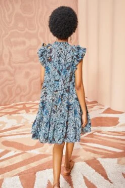 ULLA JOHNSON Denia Dress - Morning Glory 7 ULLA JOHNSON Denia Dress - Morning Glory -Olivia Fashion Shop ULLA JOHNSON Denia Dress MORNING GLORY 03