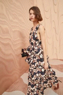 ULLA JOHNSON Dephne Dress - Obsidian 9 ULLA JOHNSON Dephne Dress - Obsidian -Olivia Fashion Shop ULLA JOHNSON Dephne Dress OBSIDIAN 03