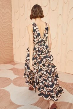 ULLA JOHNSON Dephne Dress - Obsidian 10 ULLA JOHNSON Dephne Dress - Obsidian -Olivia Fashion Shop ULLA JOHNSON Dephne Dress OBSIDIAN 04