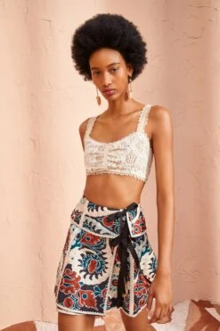 ULLA JOHNSON Dimi Skirt - Lapis