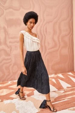 ULLA JOHNSON Dioni Skirt - Noir