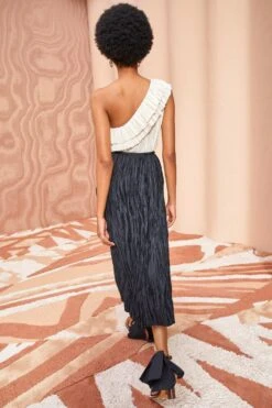 ULLA JOHNSON Dioni Skirt - Noir -Olivia Fashion Shop ULLA JOHNSON Dioni Skirt NOIR 04