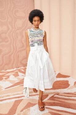 ULLA JOHNSON Dylan Skirt - Pristine -Olivia Fashion Shop ULLA JOHNSON Dylan Skirt PRISTINE 03