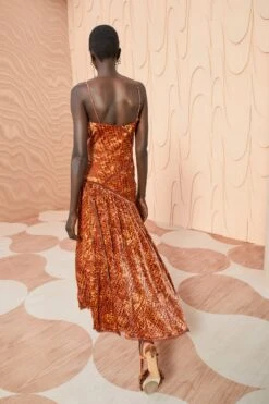 ULLA JOHNSON Elodie Dress - Sienna -Olivia Fashion Shop ULLA JOHNSON Elodie Dress SIENNA 0029