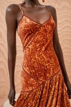 ULLA JOHNSON Elodie Dress - Sienna -Olivia Fashion Shop ULLA JOHNSON Elodie Dress SIENNA 02 ALT