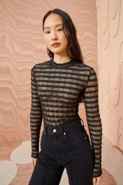 ULLA JOHNSON Emma Top - Noir -Olivia Fashion Shop ULLA JOHNSON Emma Top NOIR 0082