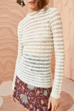 ULLA JOHNSON Emma Top - Pristine -Olivia Fashion Shop ULLA JOHNSON Emma Top PRISTINE 0146