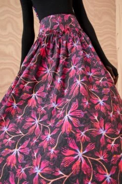 Olivia Fashion Shop -Olivia Fashion Shop ULLA JOHNSON Emmy Skirt ZINNIA 02 ALT