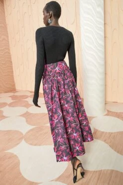 ULLA JOHNSON Emmy Skirt - Zinnia 8 ULLA JOHNSON Emmy Skirt - Zinnia -Olivia Fashion Shop ULLA JOHNSON Emmy Skirt ZINNIA 04