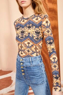 ULLA JOHNSON Eve Top - Constellation 9 ULLA JOHNSON Eve Top - Constellation -Olivia Fashion Shop ULLA JOHNSON Eve Top CONSTELLATION 02 ALT