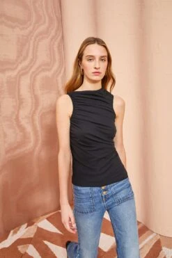 ULLA JOHNSON Fia Top - Noir